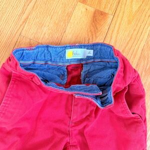 Mini Boden Red Chino Pants - 4T